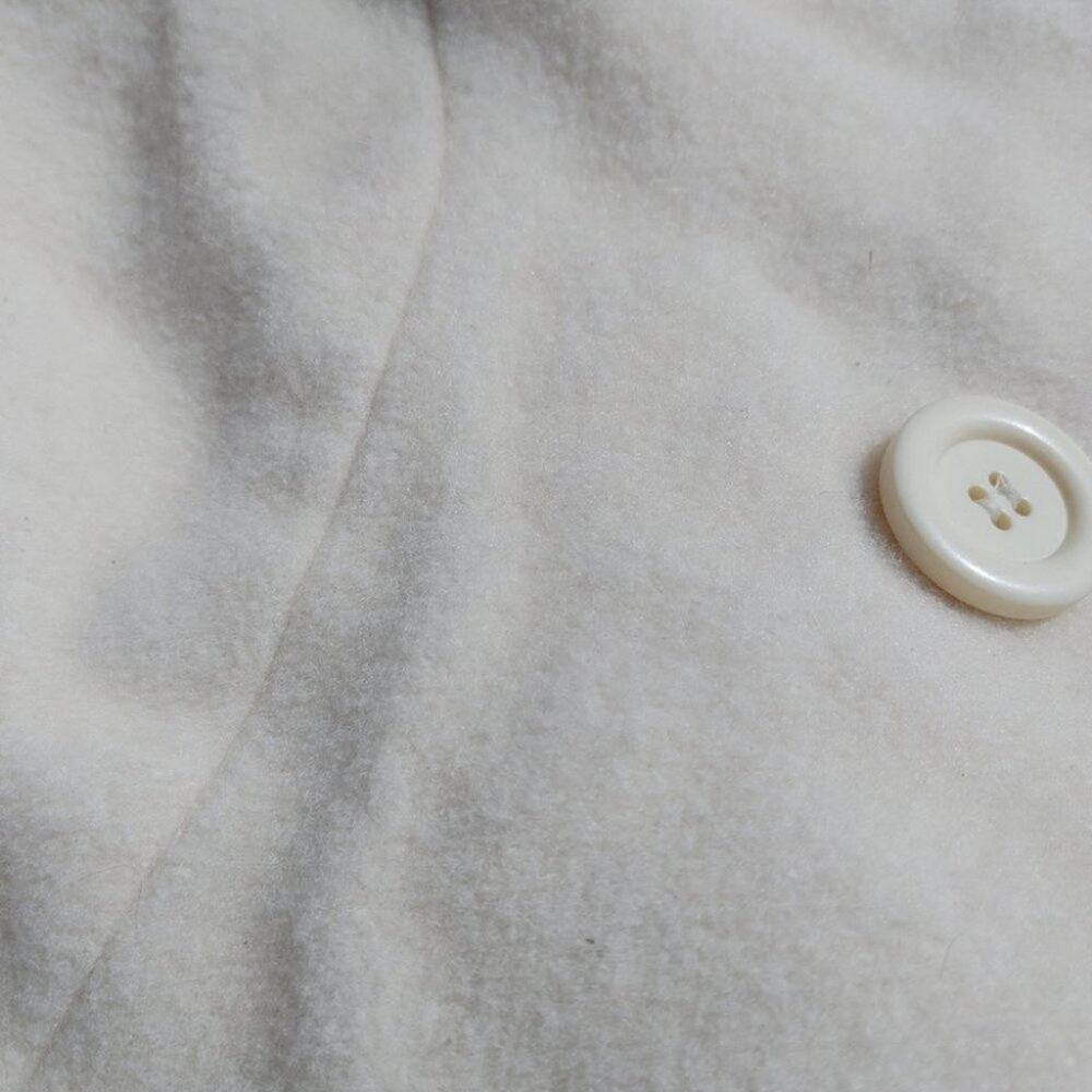 Anne Klein Size Small White Ivory Peacoat Winter Warm AK Long Sleeve Snow - Picture 8 of 11